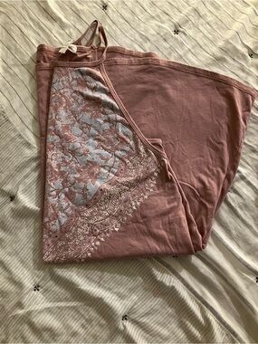 Billabong Mauve-Pink Printed Dress 100% Cotton Size S